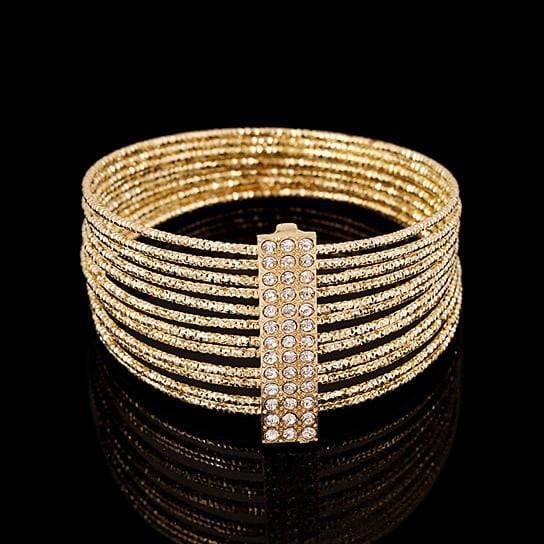 Luxor Crystal Bangles 12 Of Them Together