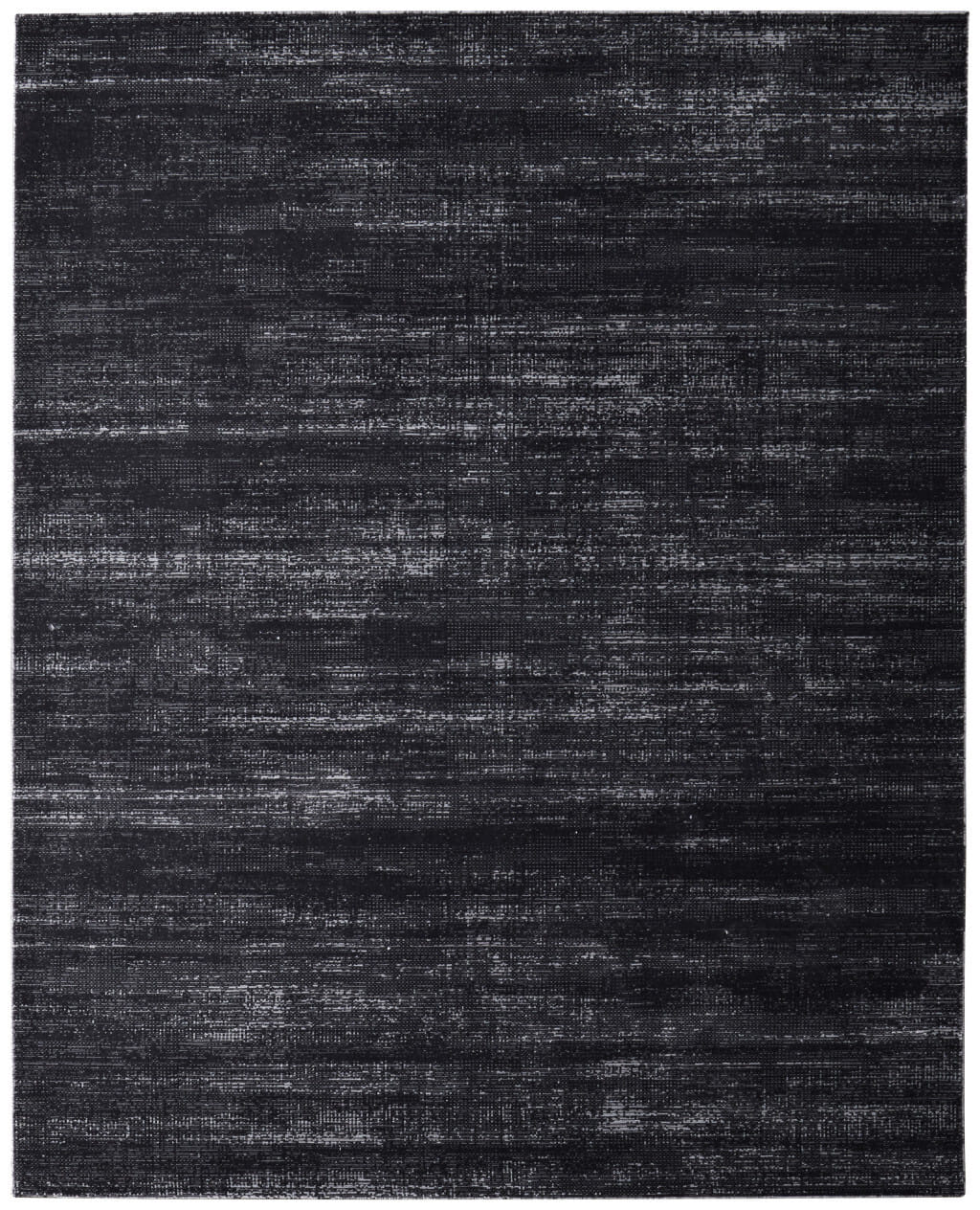 8' X 10' Black and Gray Power Loom Area Rug