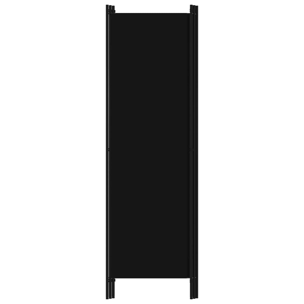 3-Panel Room Divider Black 59.1"x70.9