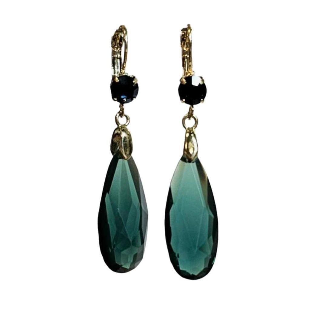Color: TEAL TOPAZ - Ear Candy Drop Earrings