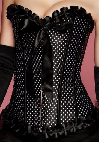 Strapless Polka Dot Corset