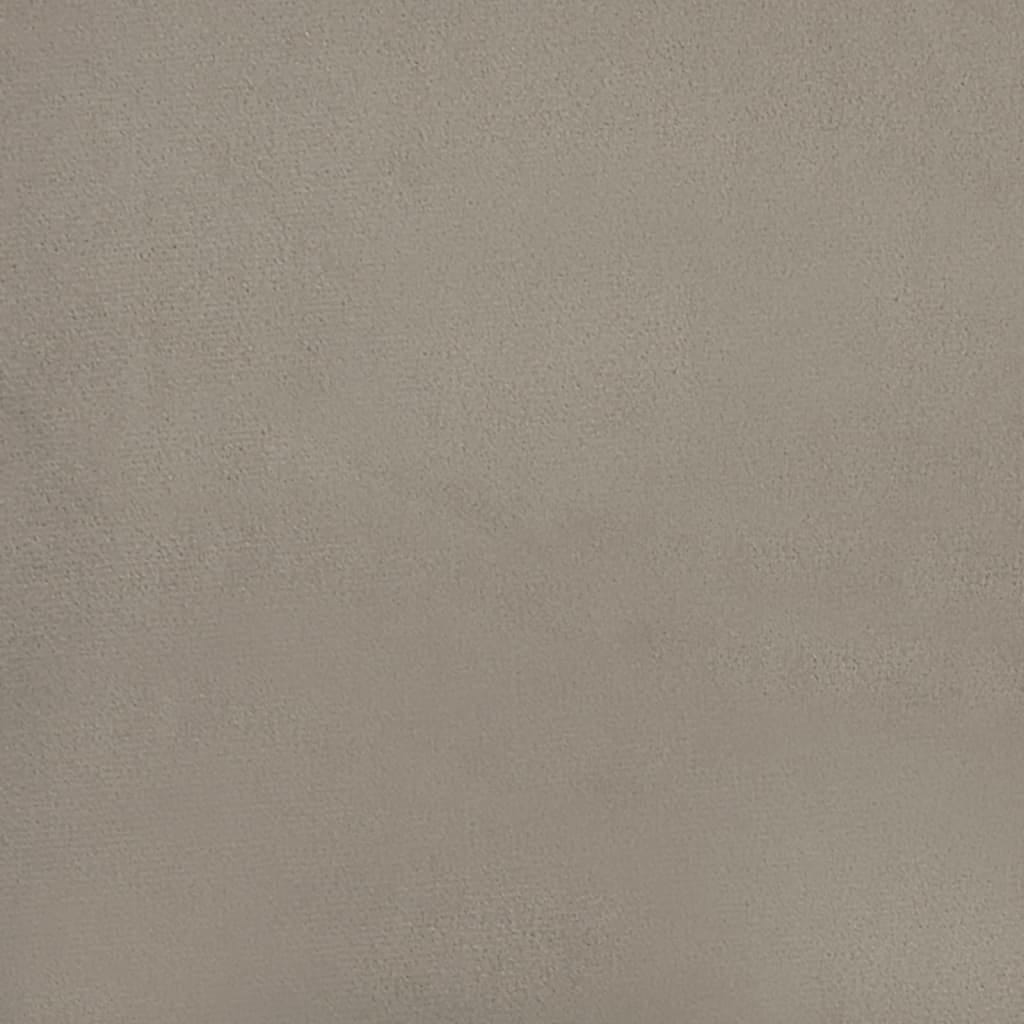 Relaxing Chair Light Gray Velvet