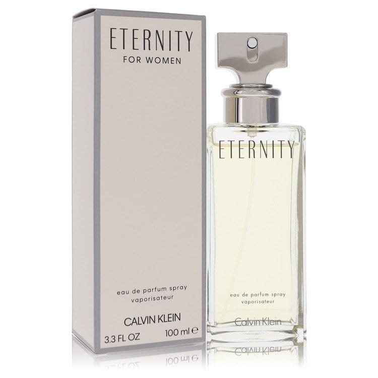 Eternity by Calvin Klein Eau De Parfum Spray 3.3 oz (Women)