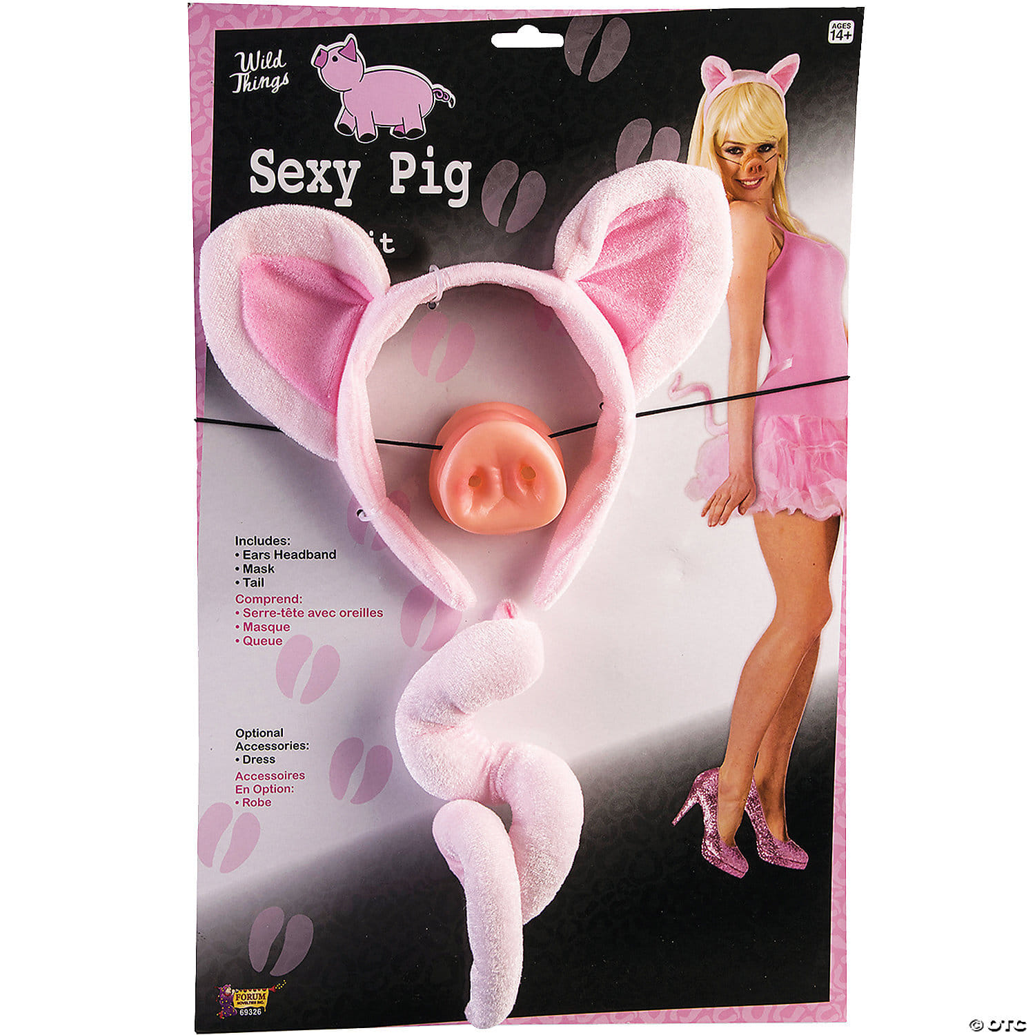 Adult pig costume kit fm69326