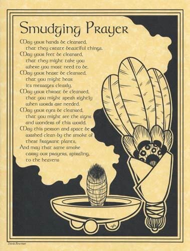 Smudging Prayer poster