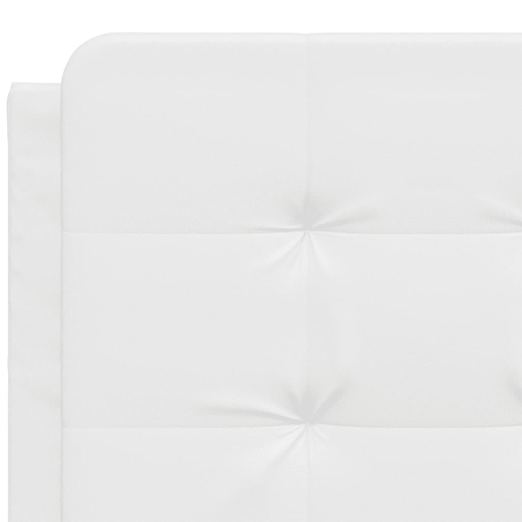 Headboard Cushion "Zadar" White 53.9" Faux Leather