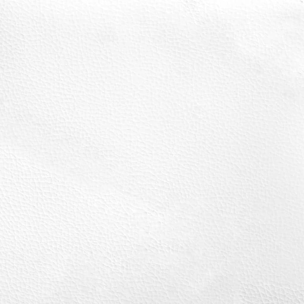 Headboard Cushion "Zadar" White 53.9" Faux Leather