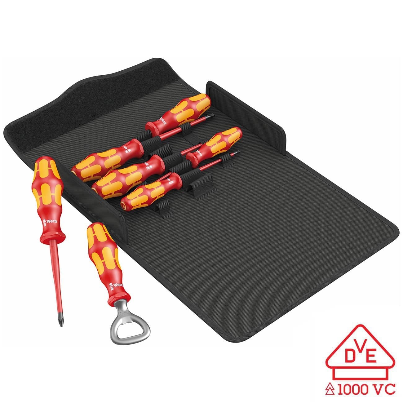 Wera VDE Insulated Screwdriver Set (7-Piece Set)