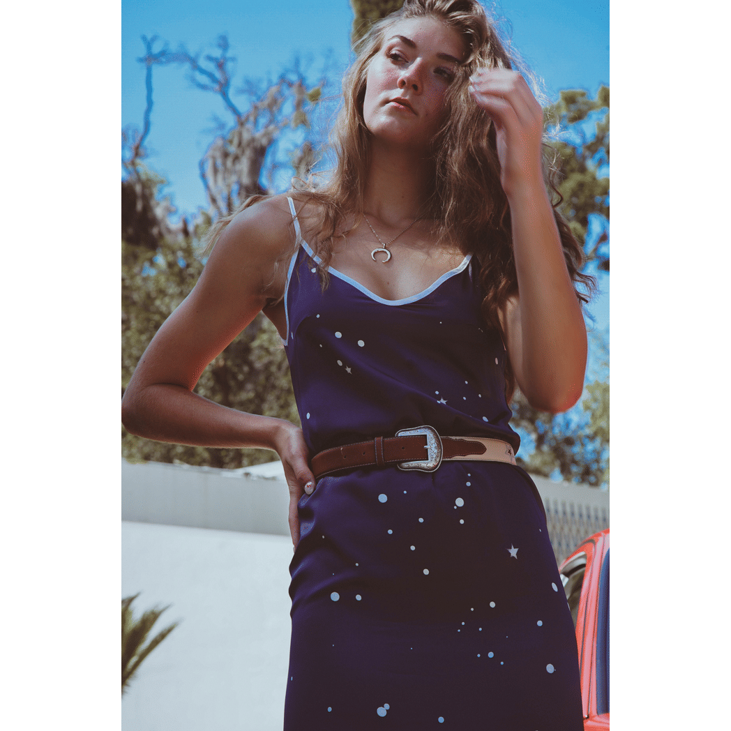 Andromeda Silk Dress - Twilight