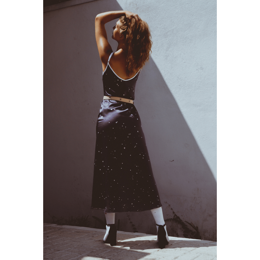Andromeda Silk Dress - Twilight