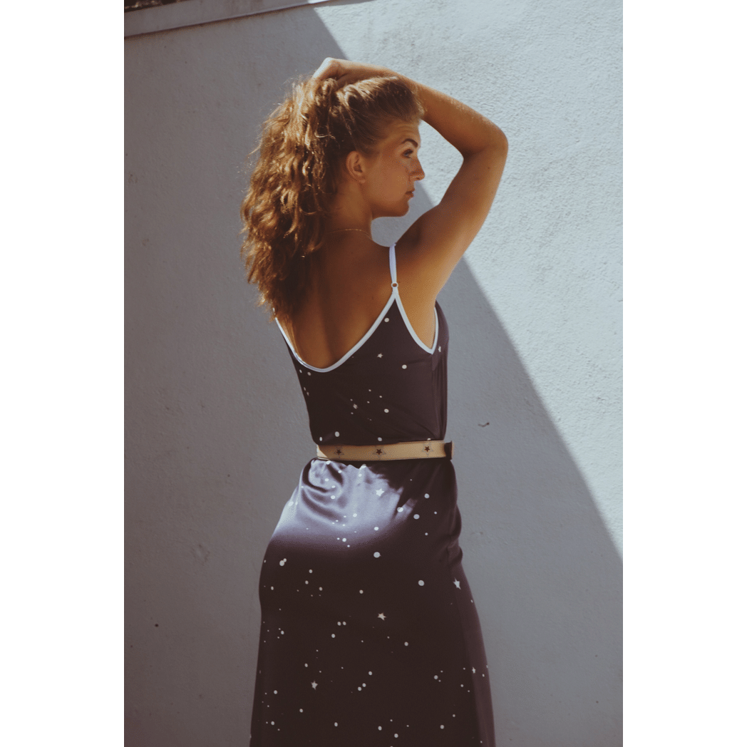 Andromeda Silk Dress - Twilight