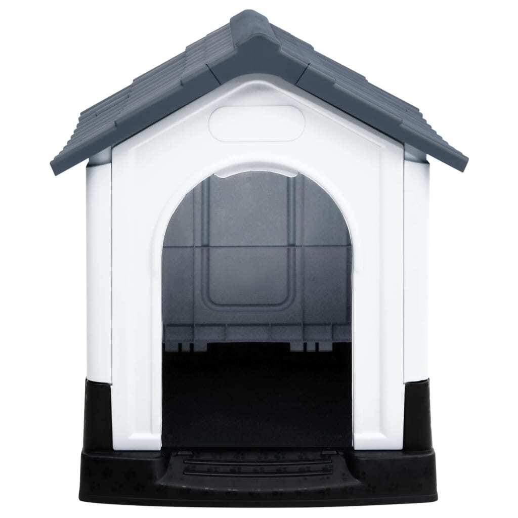 Dog House Grey 22.4x26.8x26.0" Polypropylene