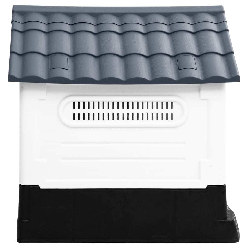 Dog House Grey 22.4x26.8x26.0" Polypropylene
