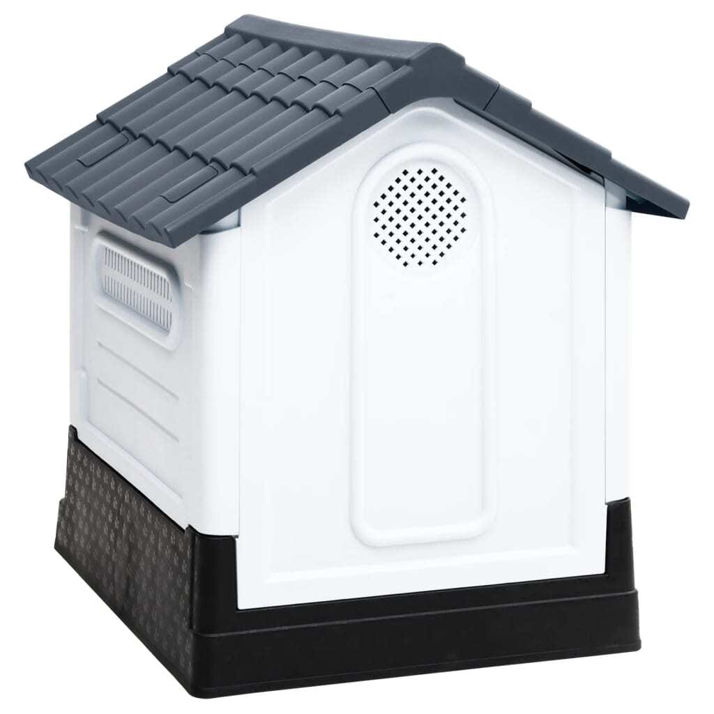 Dog House Grey 22.4x26.8x26.0" Polypropylene
