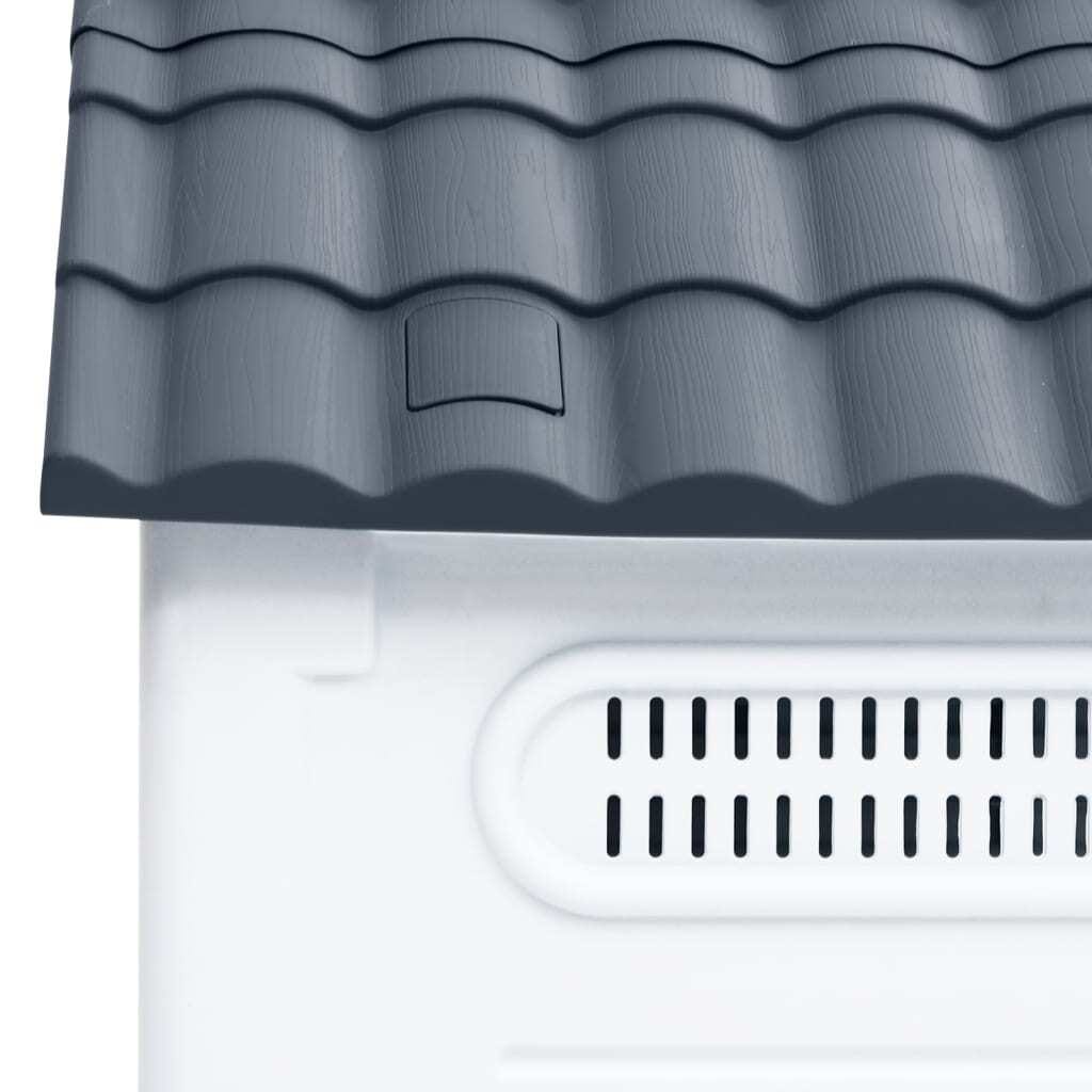 Dog House Grey 22.4x26.8x26.0" Polypropylene