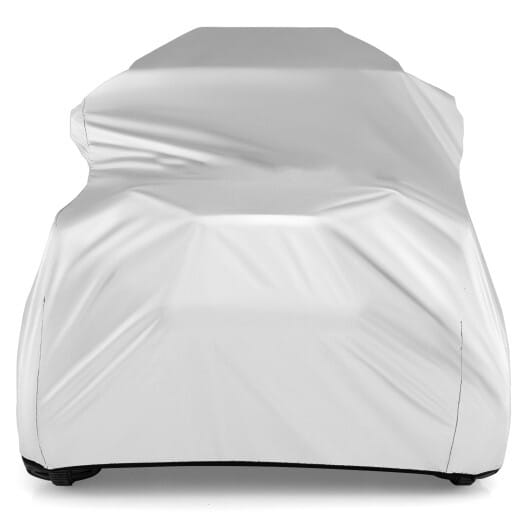 (Only Cover) Kids Car Cover for Power Ride-On Toy Car with Storage Bag - Color: Silver