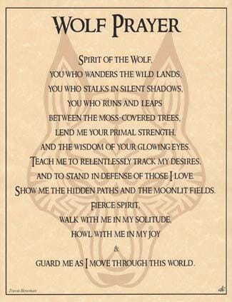 Wolf Prayer poster