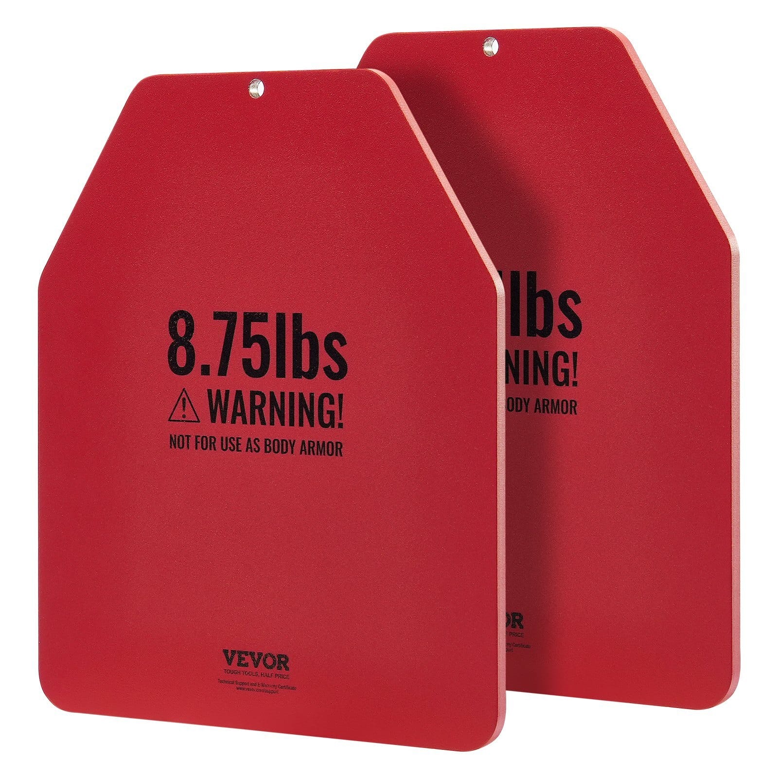 Weight Vest Plates, 8.75 LB Pairs, Premium Steel Weighted plates, Contoured Ergonomic Fit ?“ WODs, Additional Weight for Weight Vests, for Strength Training, Running, Fitness, Heavy Workouts