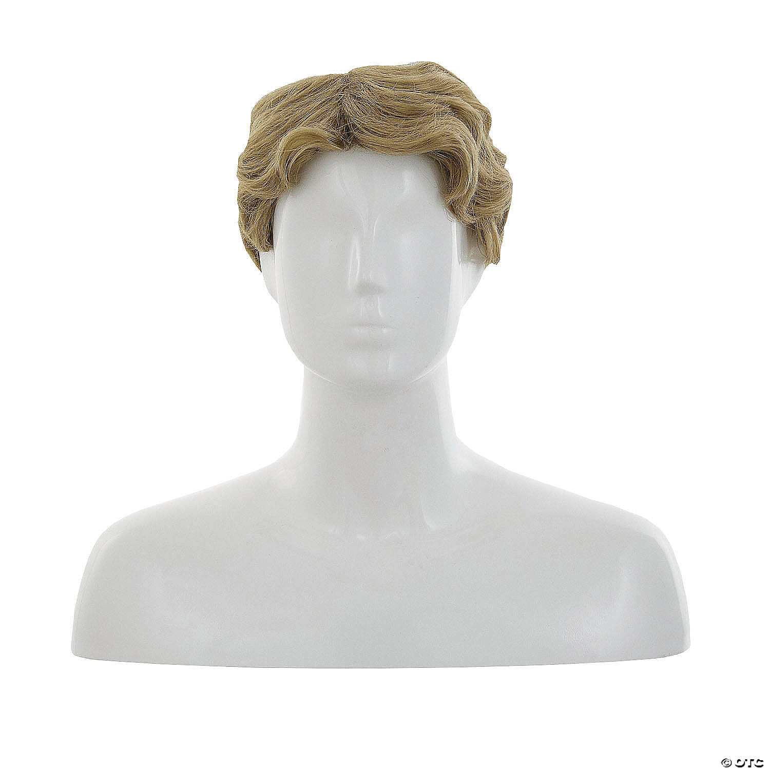MENS WAVY WIG GOLDEN BLONDE 25