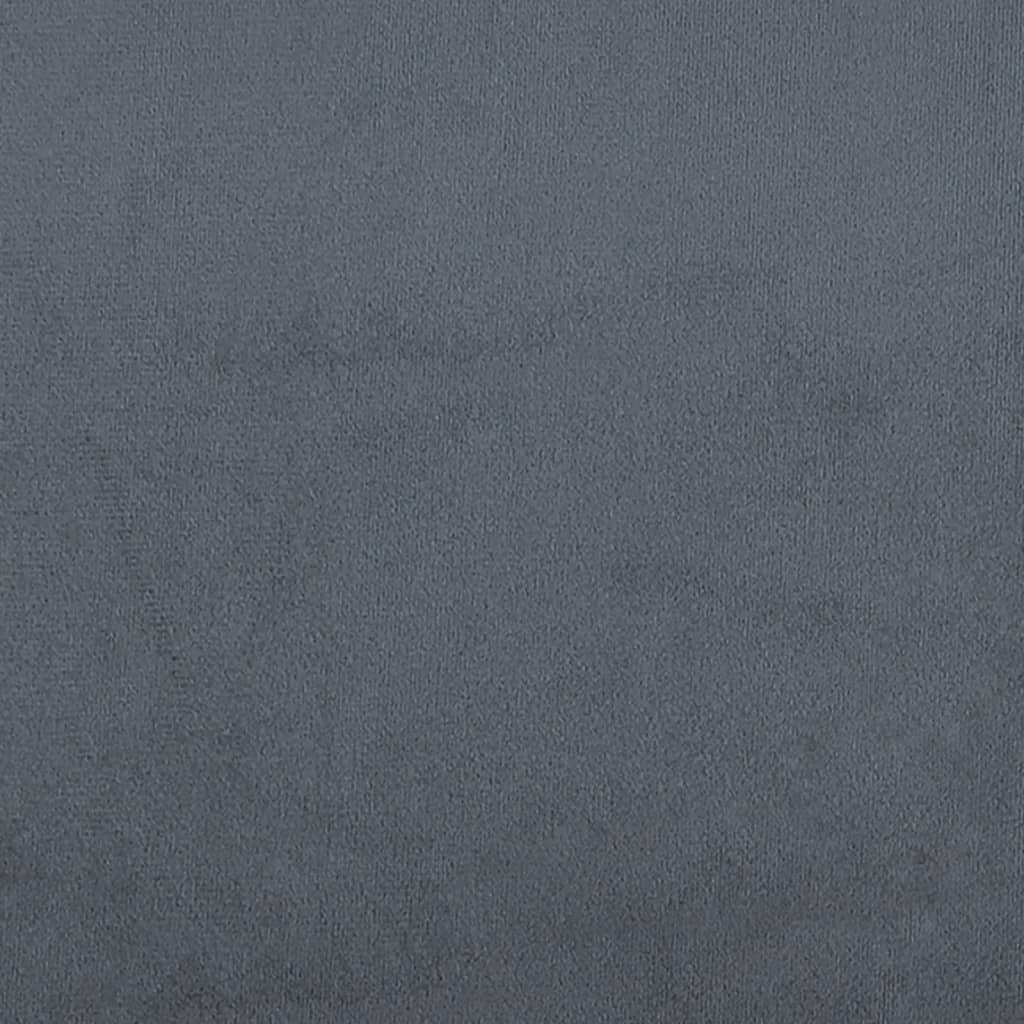 Headboard Cushion Dark Gray 39.4" Velvet