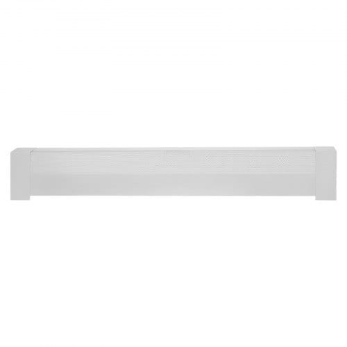 Baseboard Heater Covers, Basic Series 4 ft Standard Electric Heating Unit Front Cover for Home Improvement, Heavy-duty Steel, Easy Installation for Bedroom Replacing Old Cover, White
