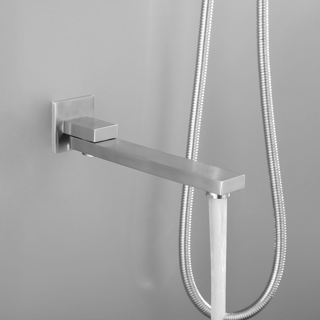 Shower System 10 Inch Square Bathroom Luxury Rain Mixer Shower Combo Set