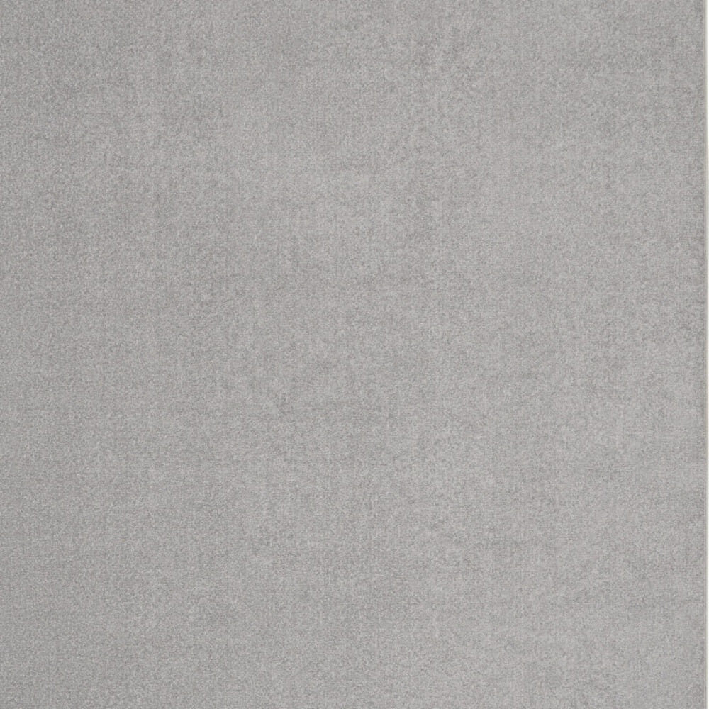 9' X 12' Silver Grey Non Skid Indoor Outdoor Area Rug