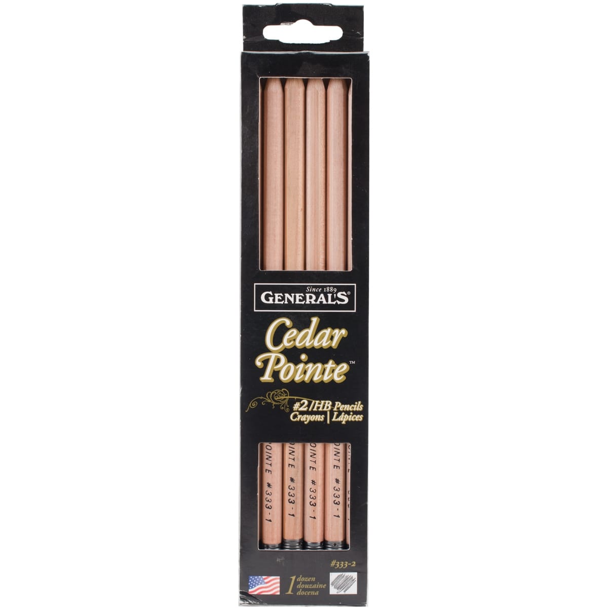 General\'s Cedar Pointe Extra Soft #1 Pencils 12/Pkg- (Pack of 2)
