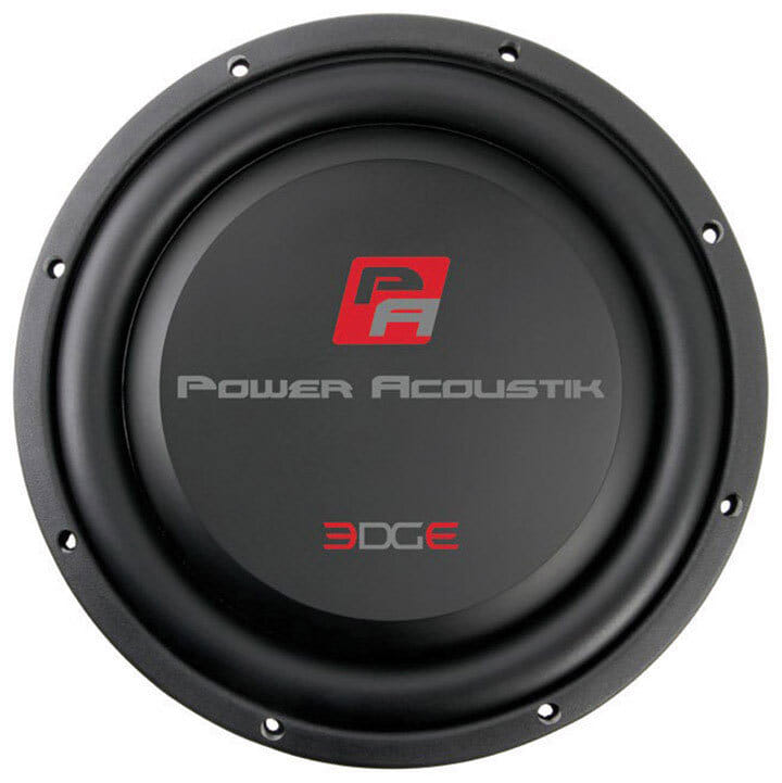 Power Acoustik 10" Shallow Mount Woofer 600W RMS/1200W Max Single 4 Ohm Voice Coil