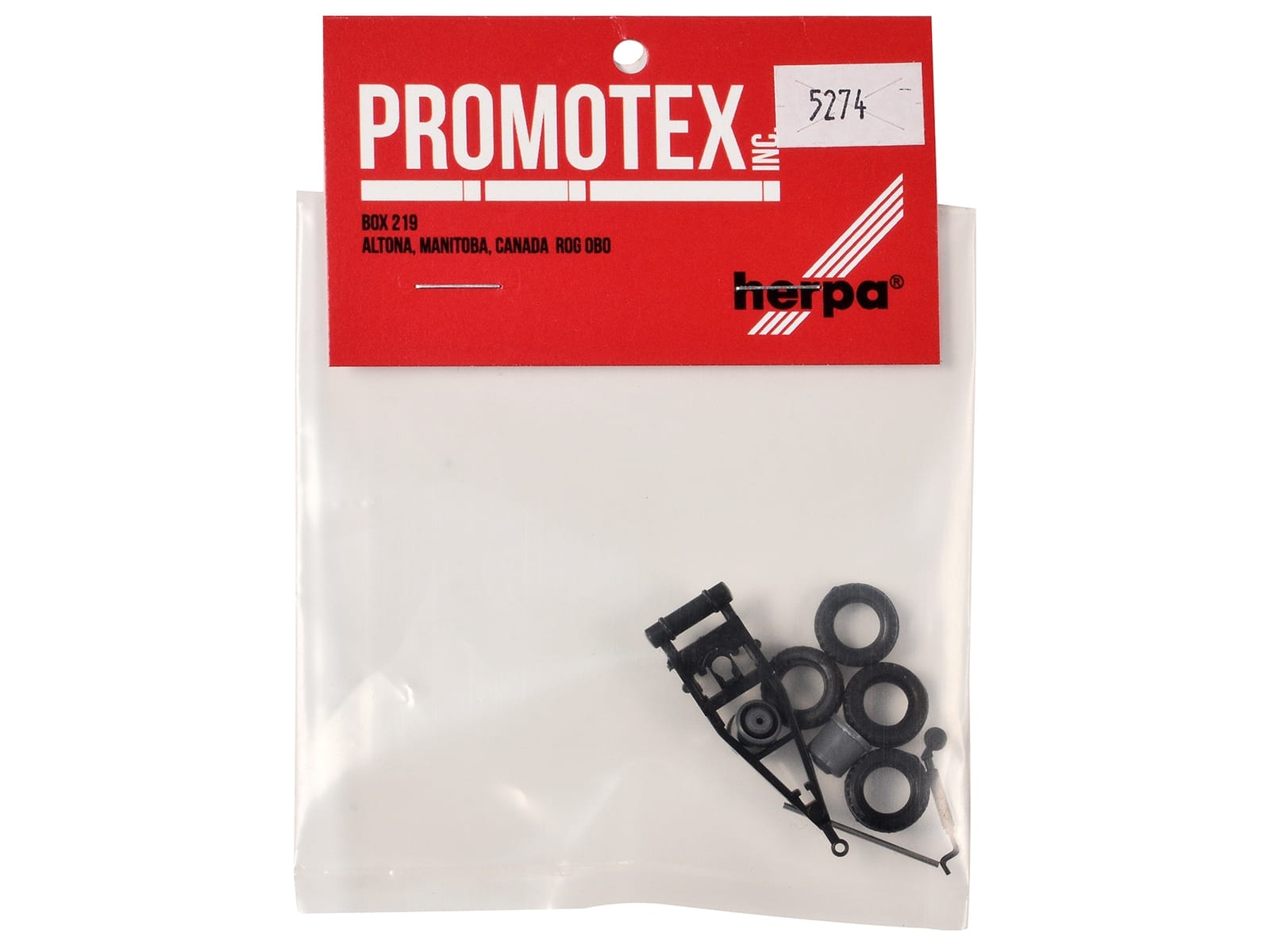 Single-Axle Converter Dolly 1/87 (HO) Plastic Model by Promotex