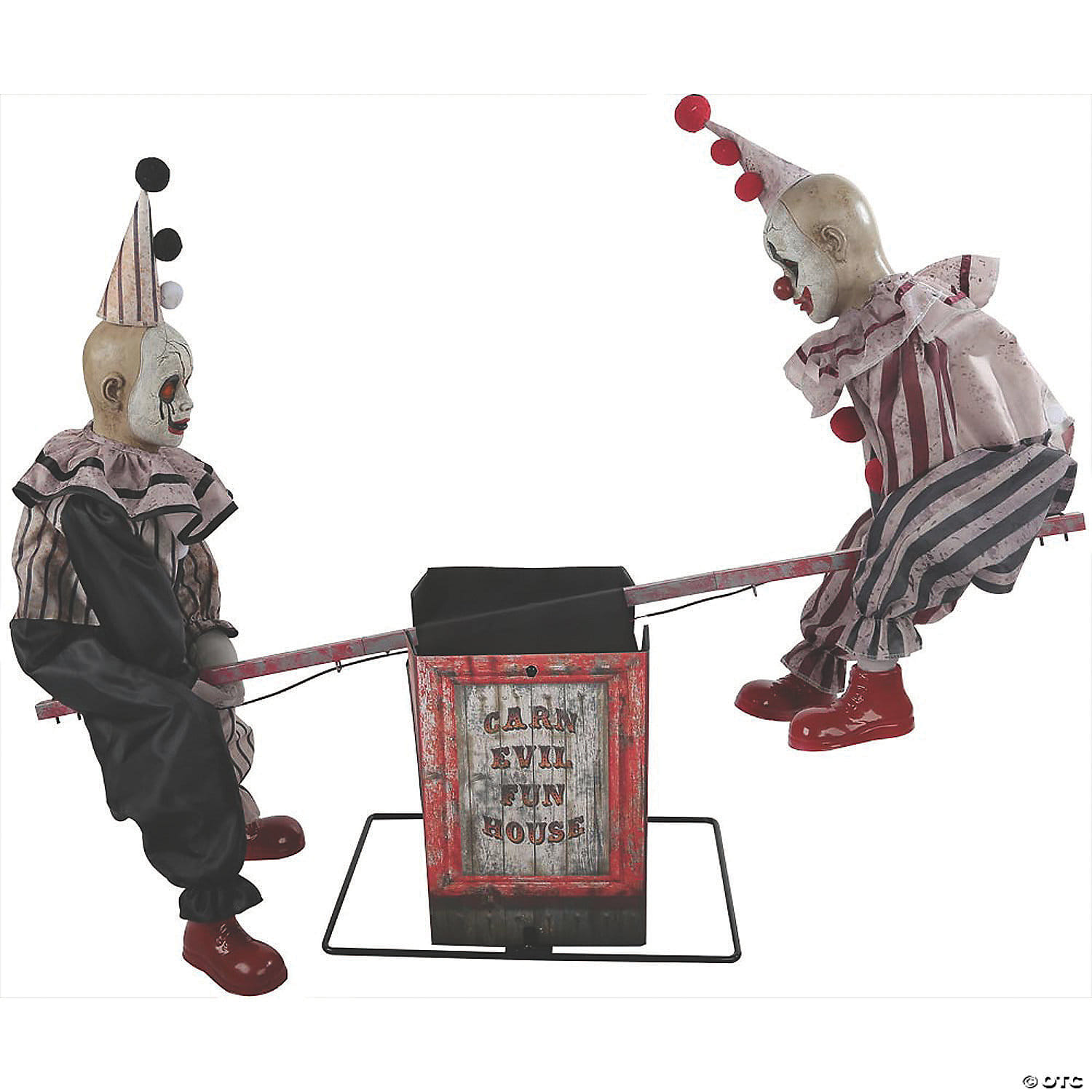 See saw clowns animated prop