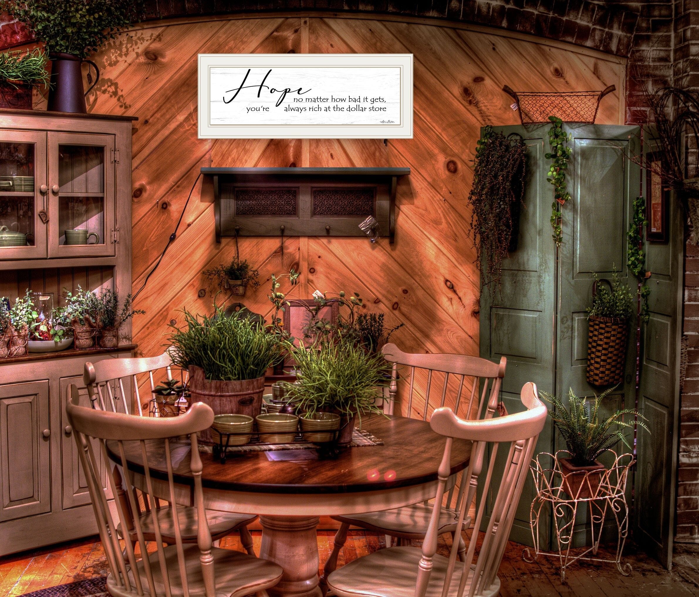 Hope 1 White Framed Print Wall Art