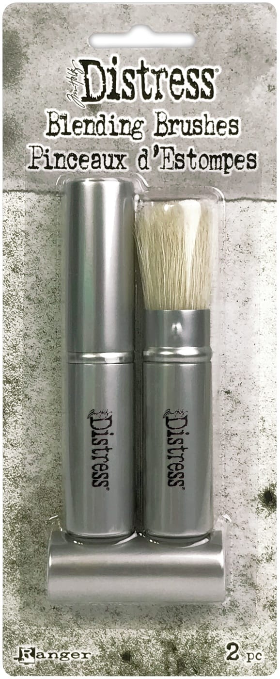 Tim Holtz Distress Retractable Blending Brush 2/Pkg (Pack of 2)