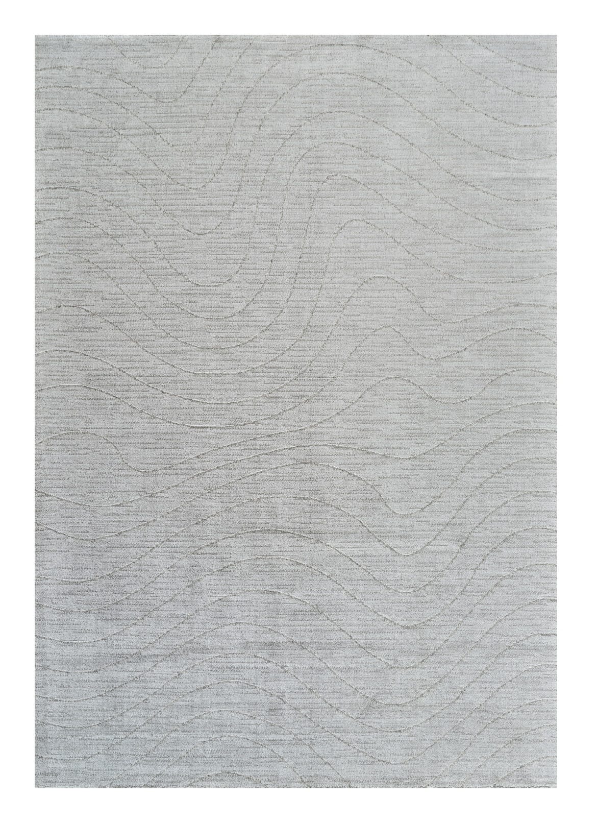 7' X 10' Gray Abstract Non Skid Area Rug