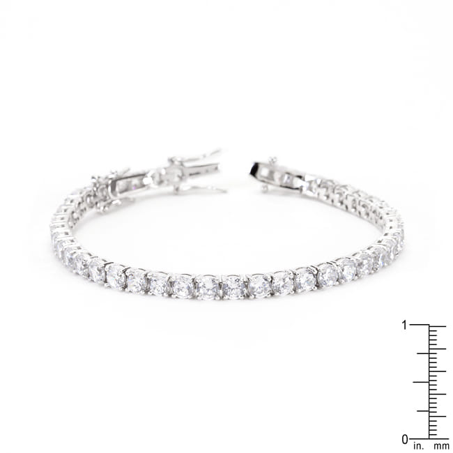 Clear Cubic Zirconia Tennis Bracelet