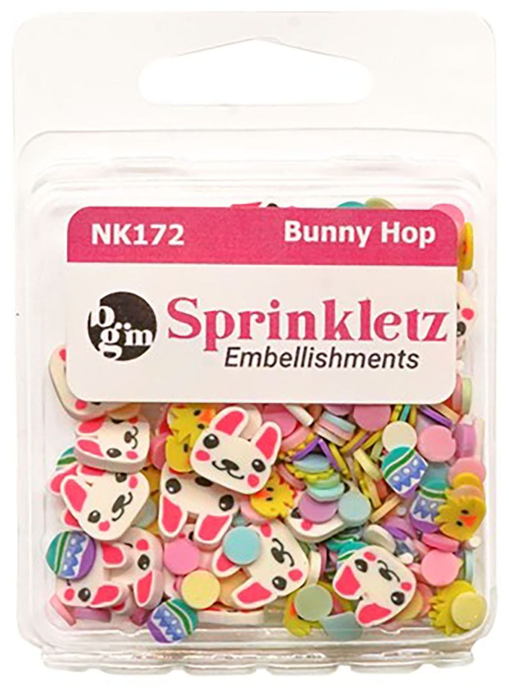 Buttons Galore Sprinkletz Embellishments 12g Bunny Hop