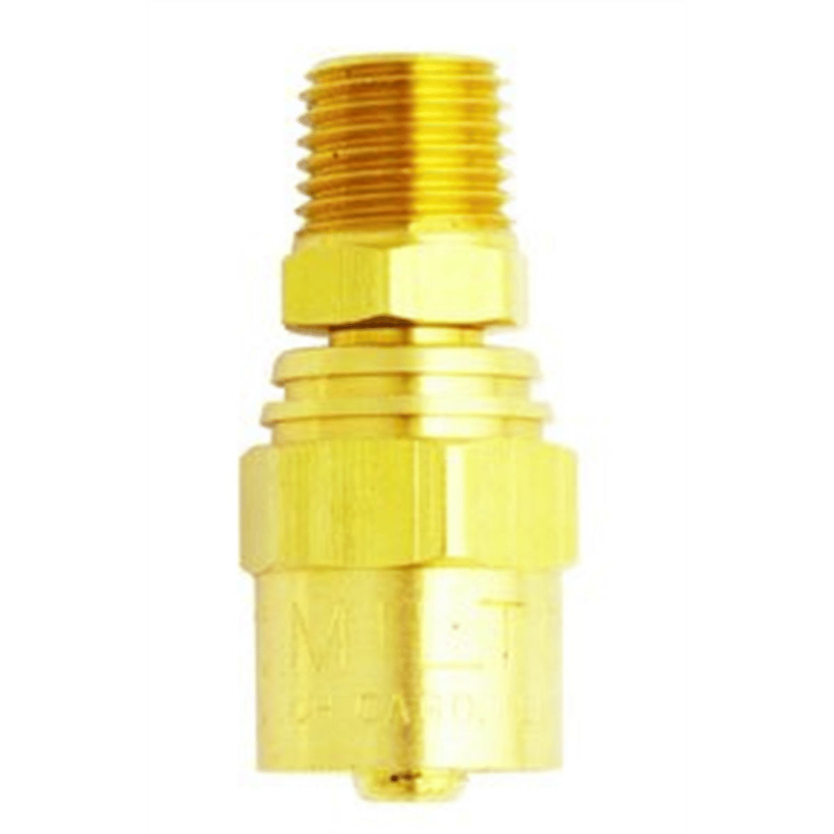 Milton Industries Reusable End, 1/4" MNPT, Fits 3/8" x 11/16"