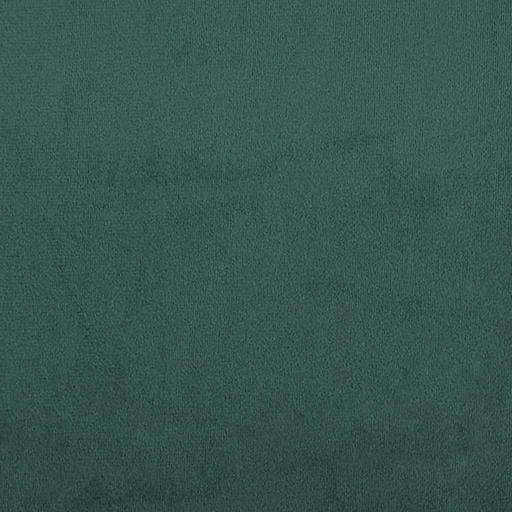 Sofa Chair with Cushion Dark Green Velvet