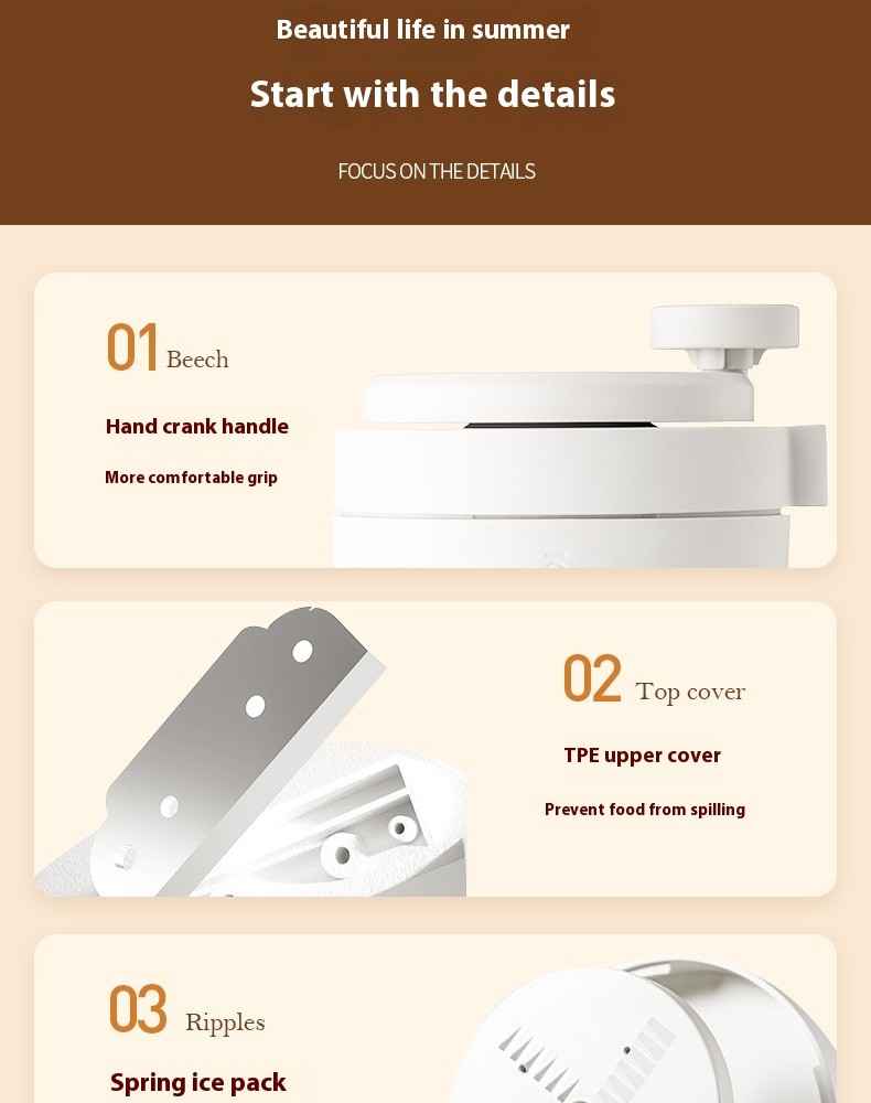 Hand-operated Ice Crusher