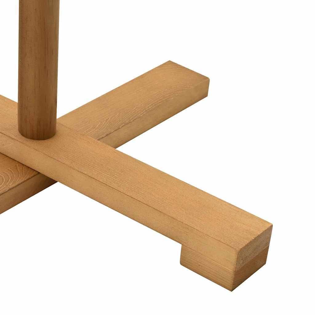Wooden Christmas Tree with Stand Brown 49.21 in Solid pine wood