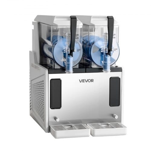 Slushie Machine, 3L/100oz x 2 Tank Slushy Machine for Home, No Ice Needed Frozen Drink Maker, Margarita Maker with Self-Cleaning, for Frozen Margaritas, Frapp?©s, Milkshake & More