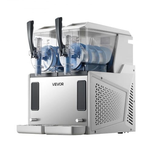 Slushie Machine, 3L/100oz x 2 Tank Slushy Machine for Home, No Ice Needed Frozen Drink Maker, Margarita Maker with Self-Cleaning, for Frozen Margaritas, Frapp?©s, Milkshake & More