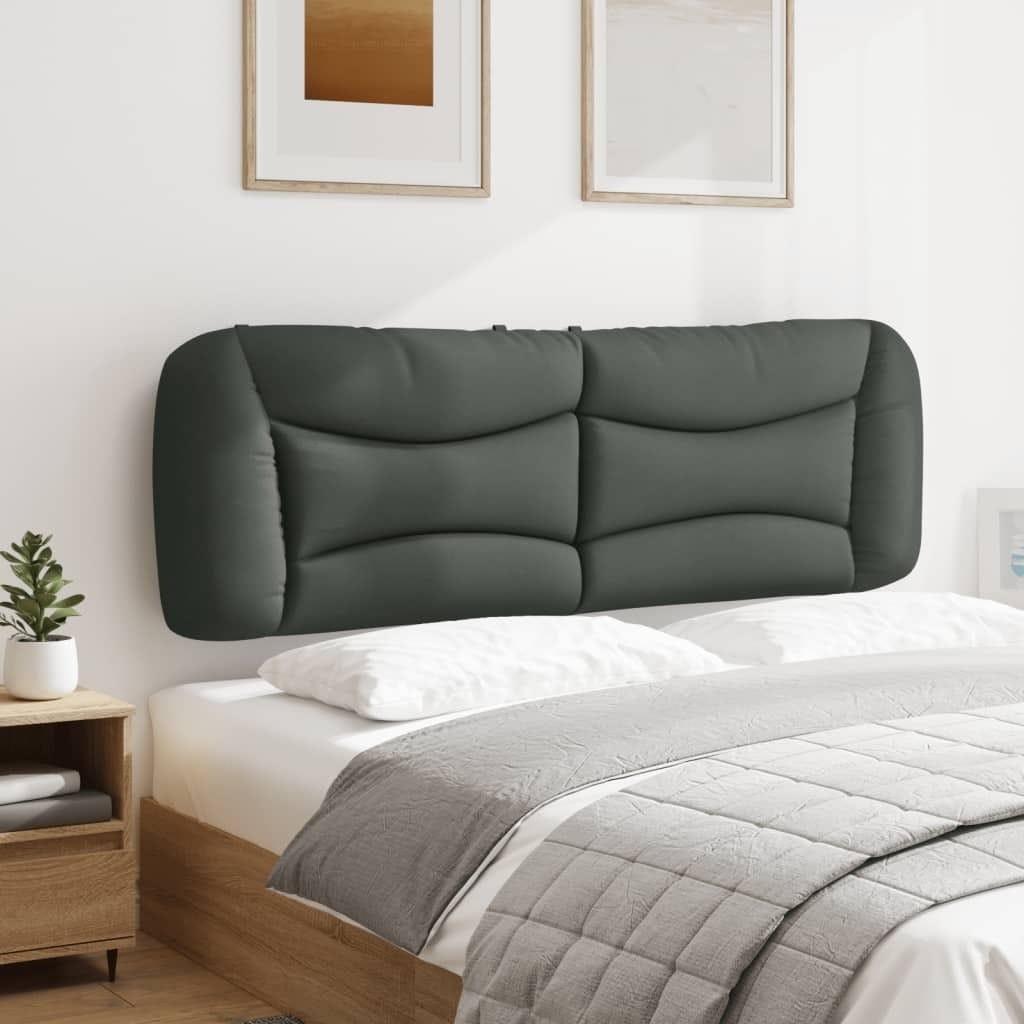 Headboard Cushion "Hvar" Dark Gray 60.2" Fabric