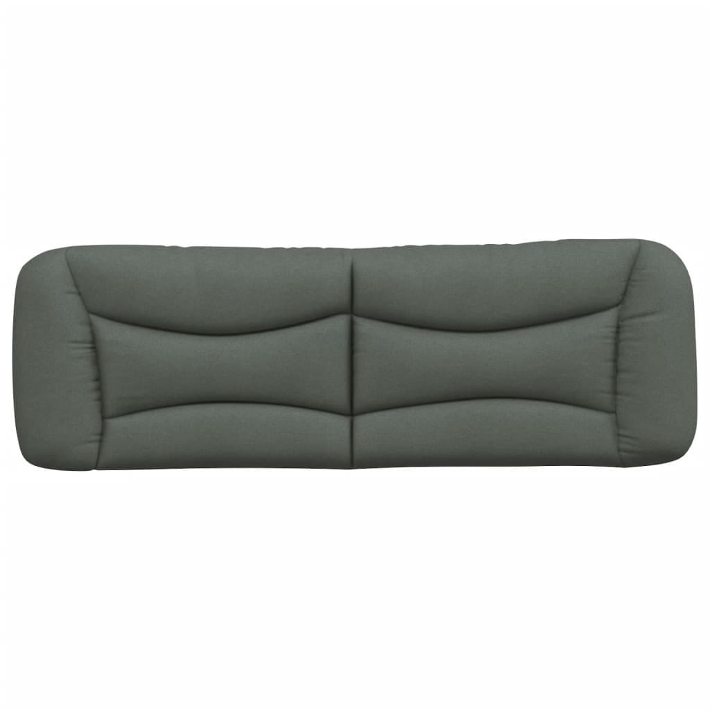 Headboard Cushion "Hvar" Dark Gray 60.2" Fabric