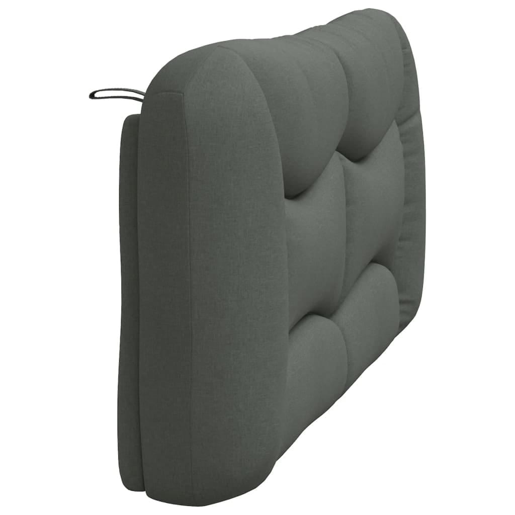 Headboard Cushion "Hvar" Dark Gray 60.2" Fabric