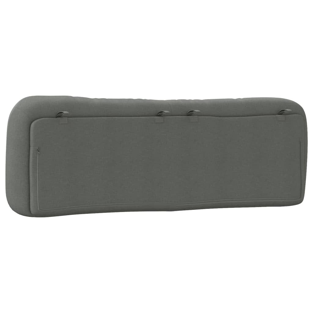 Headboard Cushion "Hvar" Dark Gray 60.2" Fabric