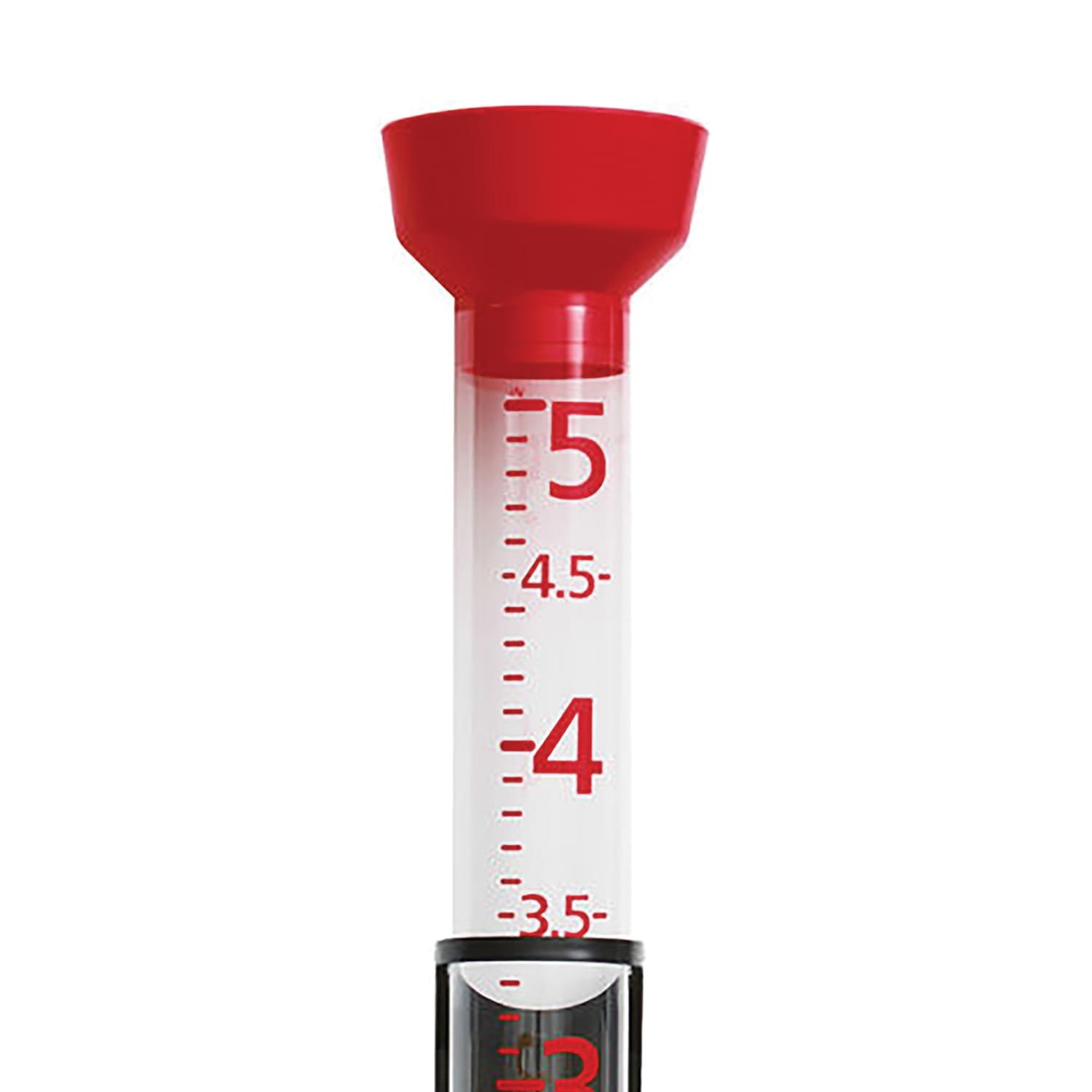 Taylor Precision Products 5288566 Jumbo Jr. 5-In. Capacity Easy-to-View Rain Gauge