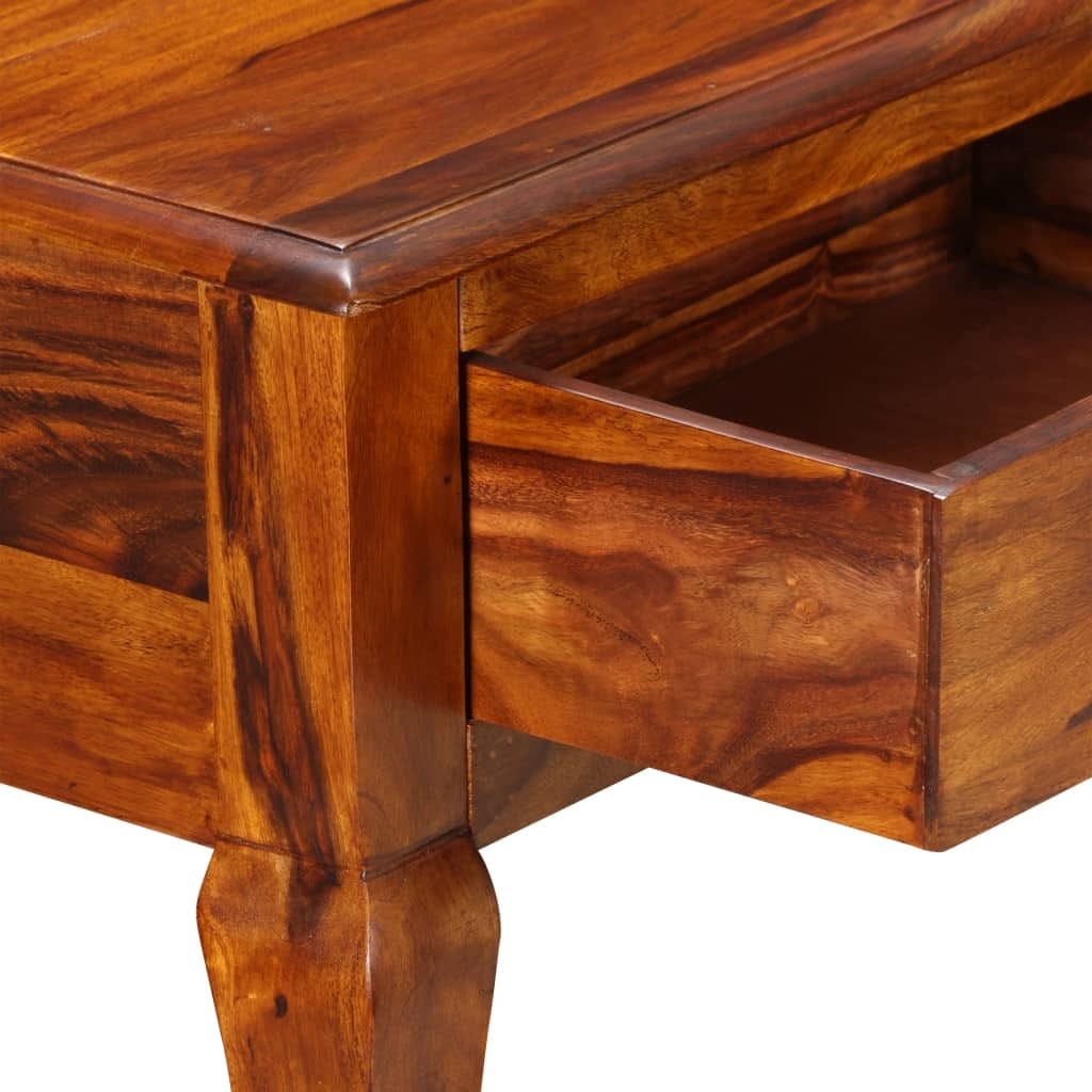 Console Table Solid Acacia Wood 35.4"x12.6"x29.9"