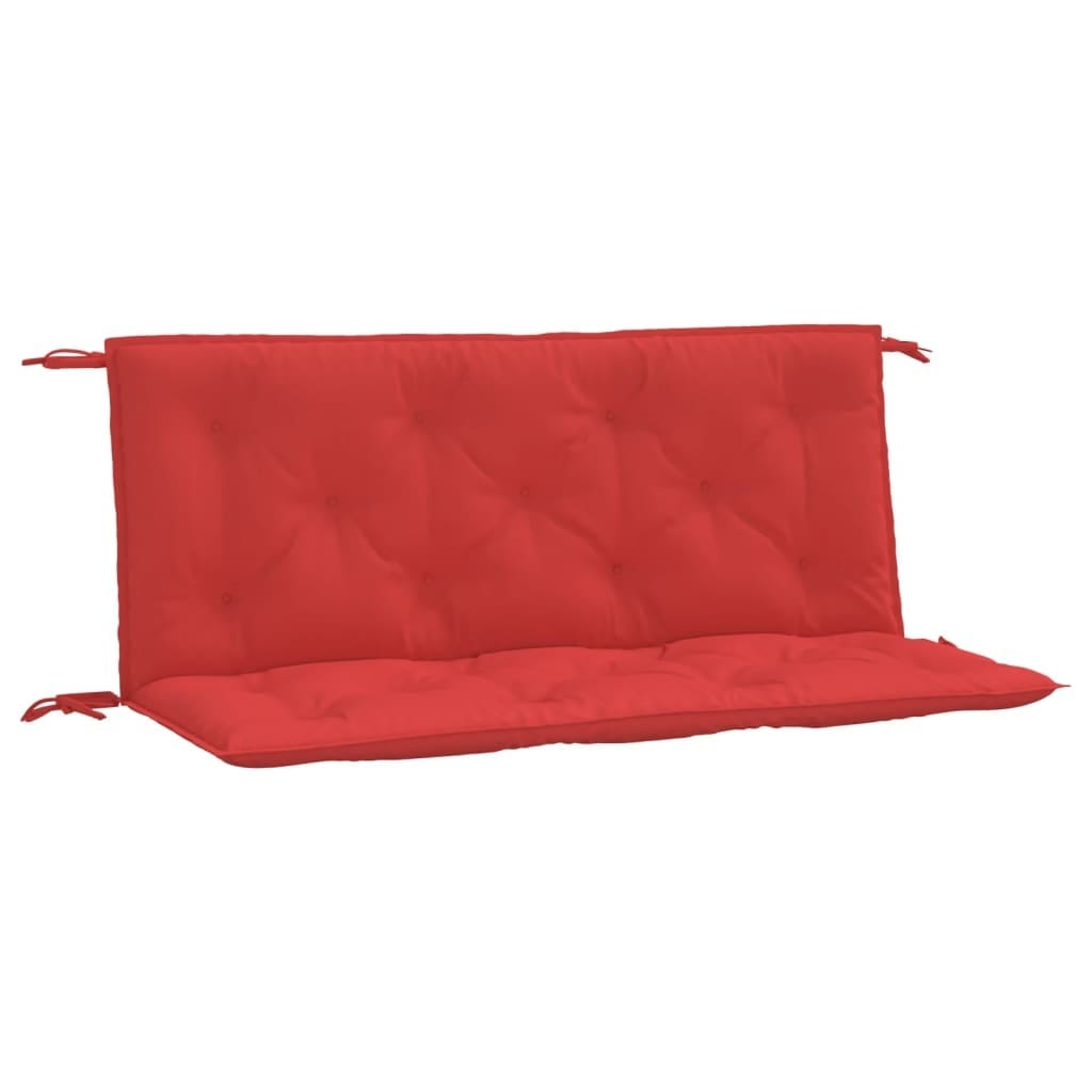 Garden Bench Cushion Red 47.2"x(19.7"+19.7")x2.8" Oxford Fabric