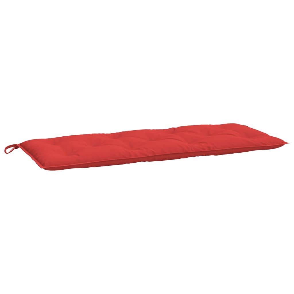 Garden Bench Cushion Red 47.2"x(19.7"+19.7")x2.8" Oxford Fabric